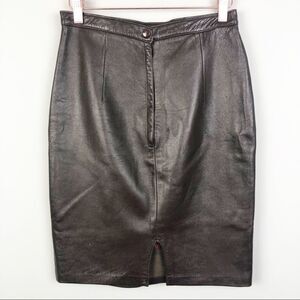 DERO BY ROCCO D’AMELIO | Leather Pencil Skirt 10